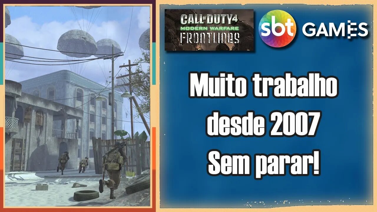 Trabalhando no mesmo FPS por mais de 15 anos sem parar