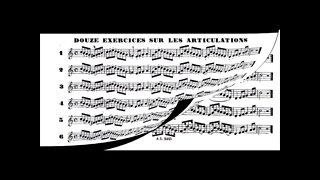 🎺🎺 [TRUMPET TECHNICAL EXERCISE] - Clodomir Méthode Élémentaire (Douze Exerc. sur les Articulations)