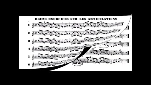 🎺🎺 [TRUMPET TECHNICAL EXERCISE] - Clodomir Méthode Élémentaire (Douze Exerc. sur les Articulations)