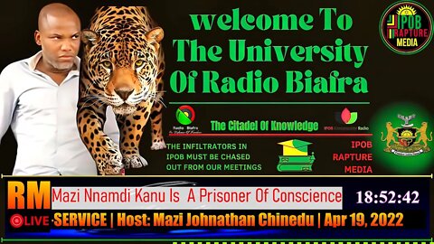 Welcome To The University Of Radio Biafra | HAUSA-SERVICE | Host: Mazi Johnathan | Apr 19, 2022