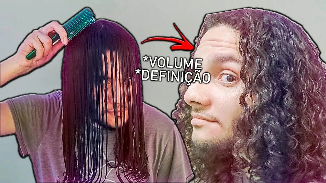 FINALIZAÇÃO ATUALIZADA CABELO ONDULADO 2C😱 | com DEFINIÇÕES + VOLUME✅️