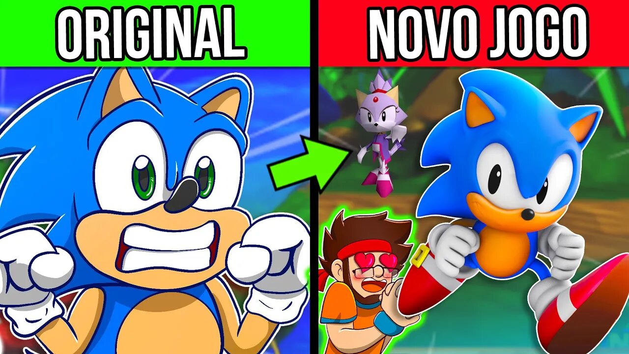 NOVO Sonic R com NOVOS PERSONAGENS 😯| Sonic R Redux