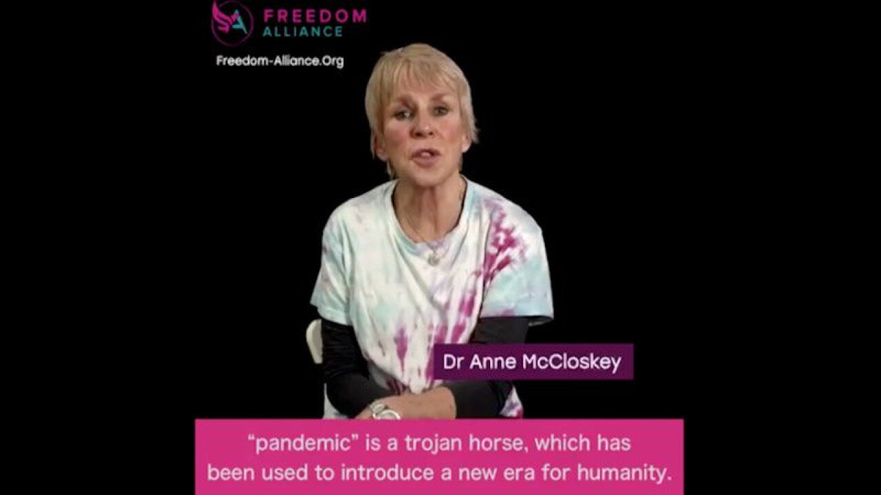 🎯 AWESOME: Dr. Anne McCloskey Exposes the ‘Great Reset’ Agenda Behind the COVID SCAMdemic and What it Means For the World ~ Info Links 👇