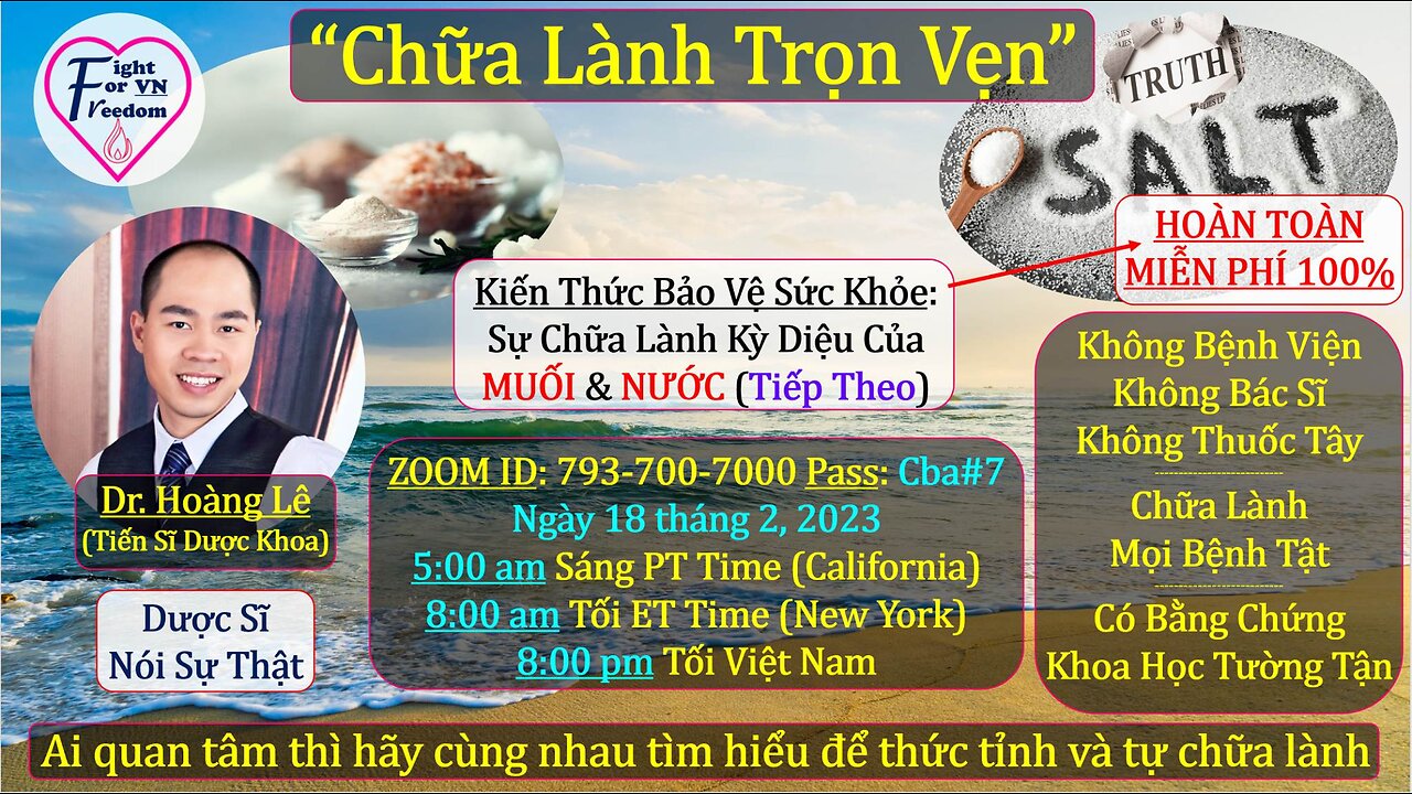 VIDEO 11 - MUỐI VÀ NƯỚC (TIẾP THEO)