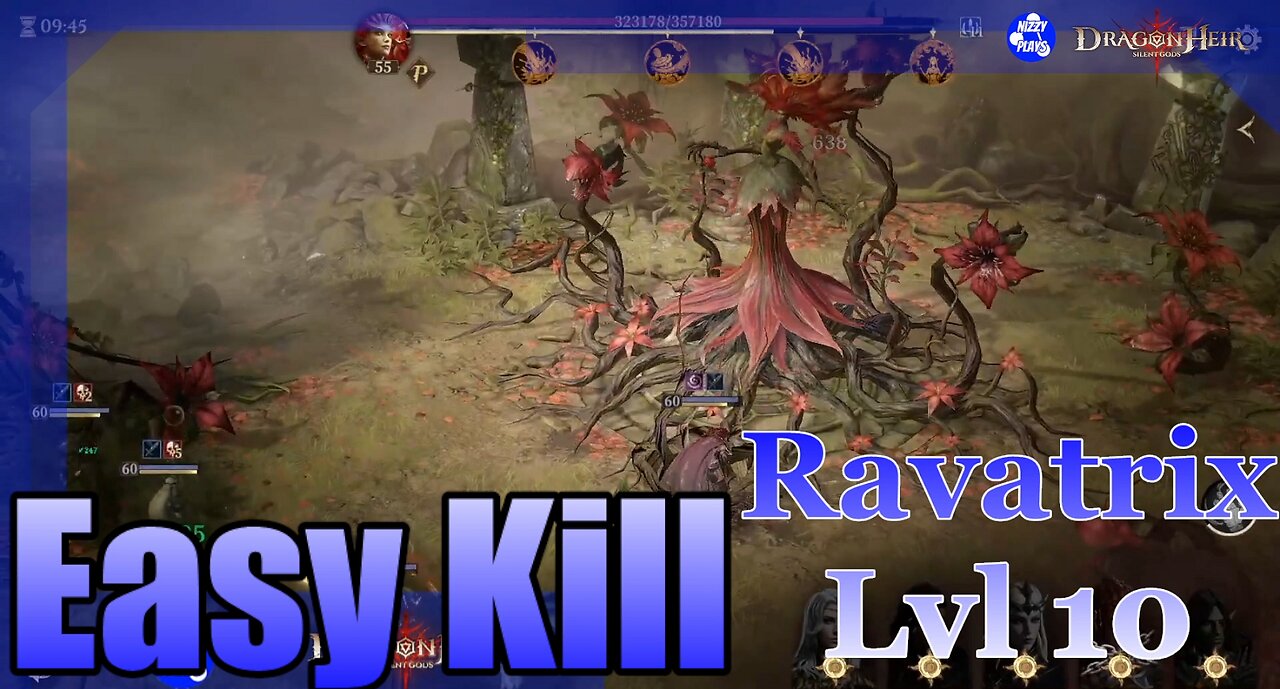 ⭐⭐⭐Easy Kill Ravatrix Level 10! SPED-UP Combat⭐⭐⭐ Dragonheir Silent Gods