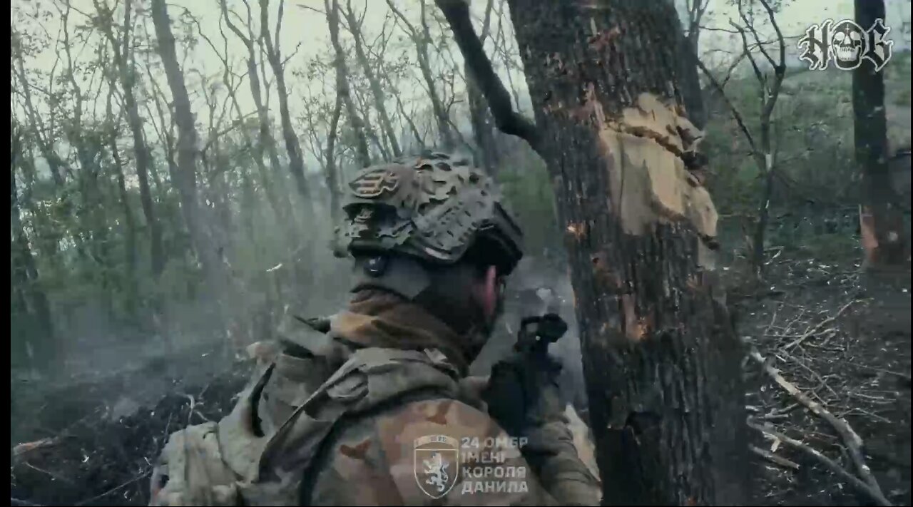 GoPro Combat footage Ukraine assault on Russian positions