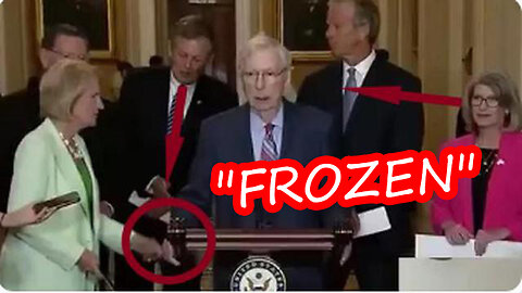 Mitch Mcconnell Did Not Have A Medical Issue. He Was "Frozen" By The Deep State.