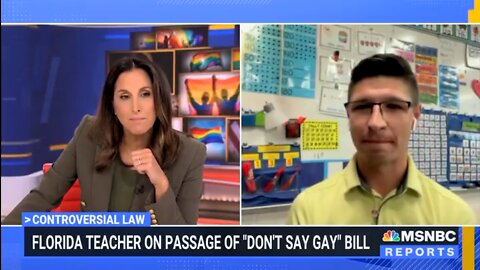 Florida Teacher MSNBC Gay Love and Children