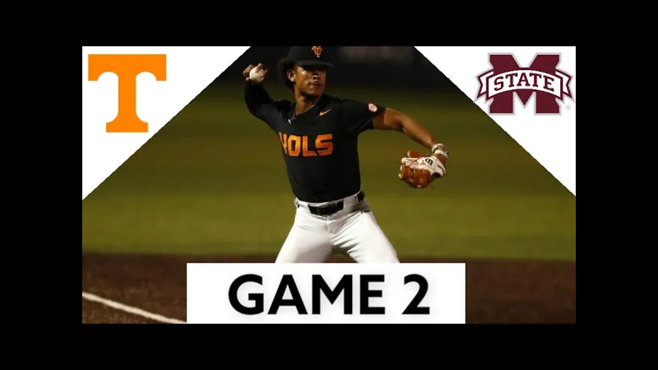 #1 Tennessee v Mississippi State Highlights (Game 2) | 2022 College Baseball Highlights