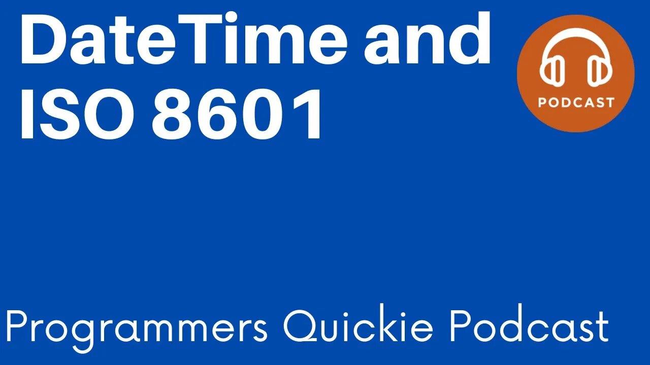 DateTime and ISO 8601
