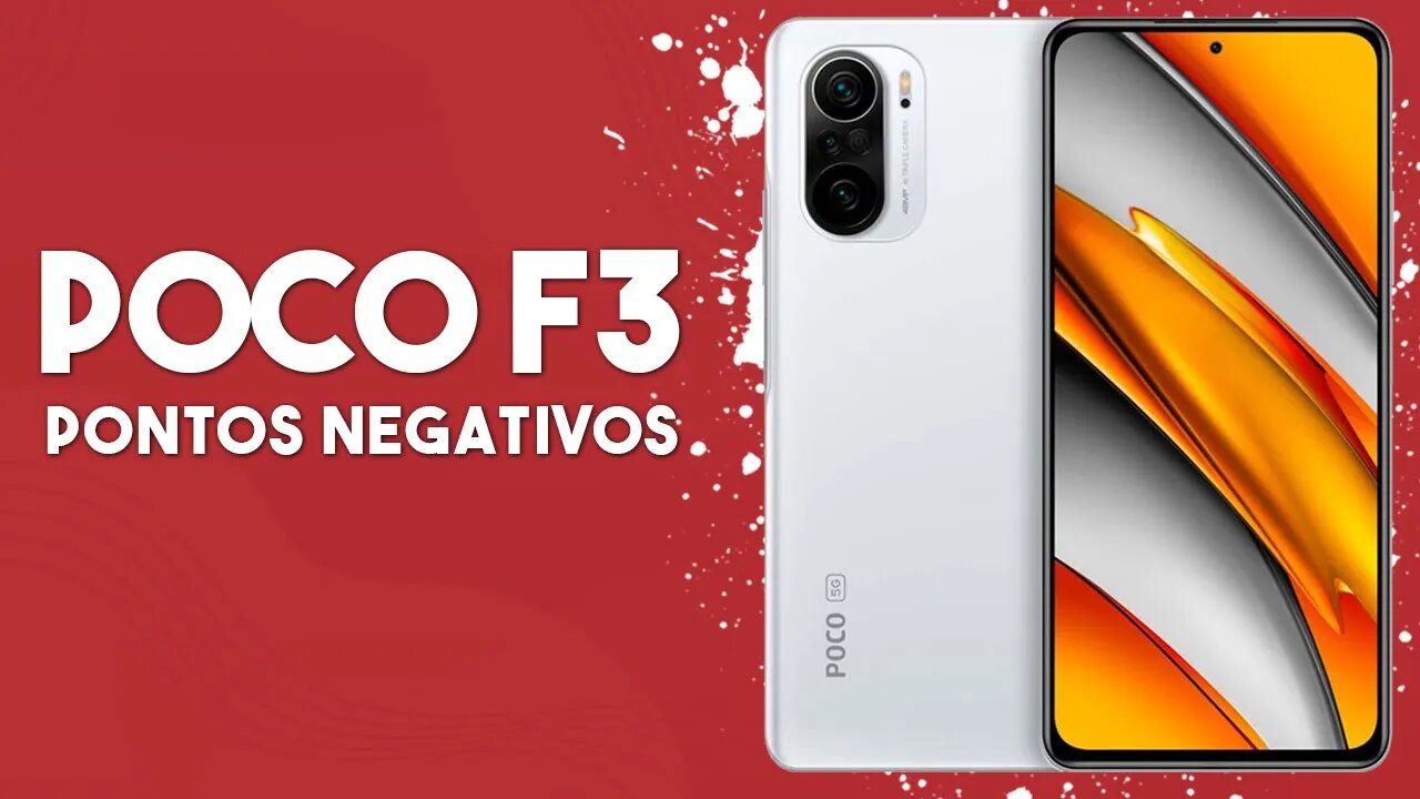 POCO F3 - Pontos Negativos que você PRECISA SABER!