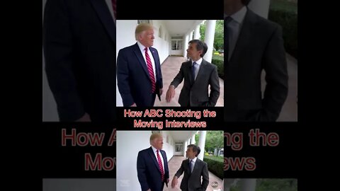 How They Shooting Trump Interviews #Shorts