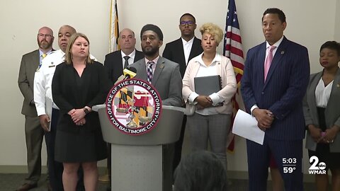 City leaders announce takedown of drug trafficking organization in SW Baltimore