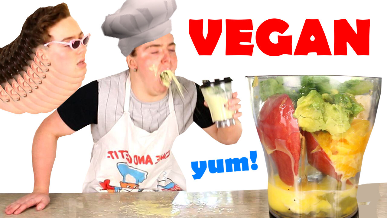 VEGAN SMOOTHIE TUTORIAL (GROSS) *VOMIT*