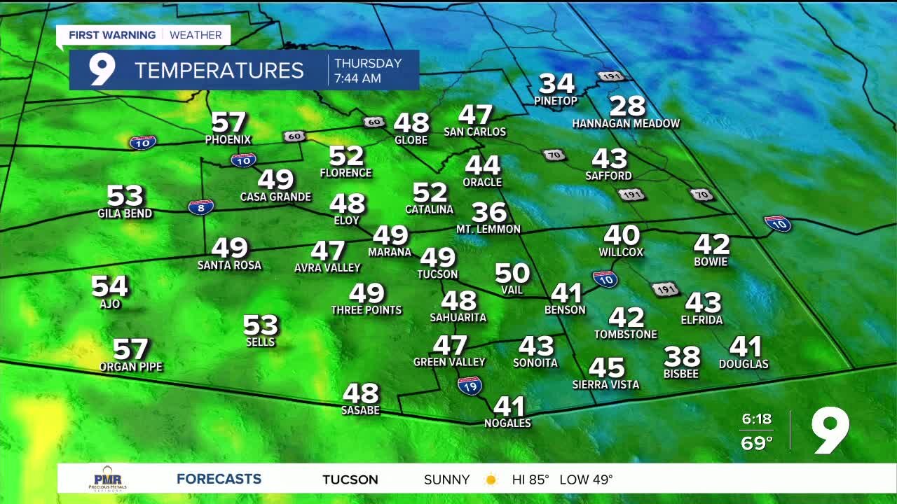 Warmer temperatures on the way