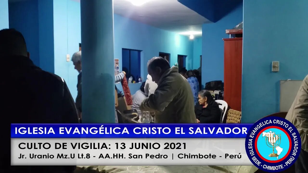 CULTO DE VIGILIA: 13 JUNIO 2021