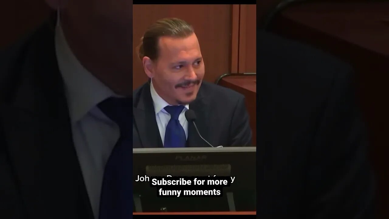 Funny moments from Johnny depp trial #shorts