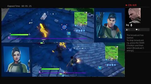 Fortnite 2st adventure with my brother in a squad mode