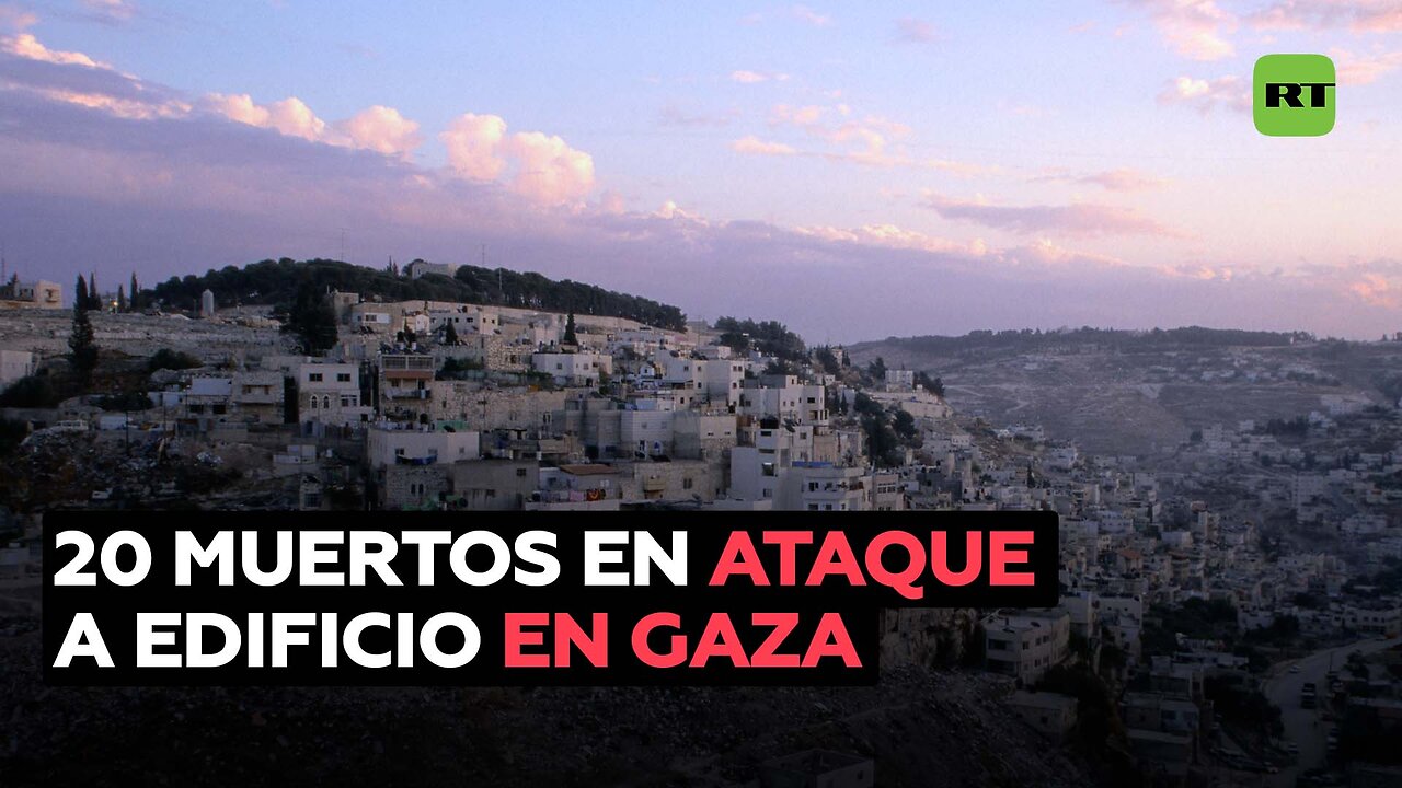 20 muertos y decenas de heridos tras un ataque contra un edificio residencial en la Franja de Gaza