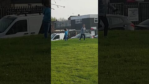 Little cutie girls playing in the park