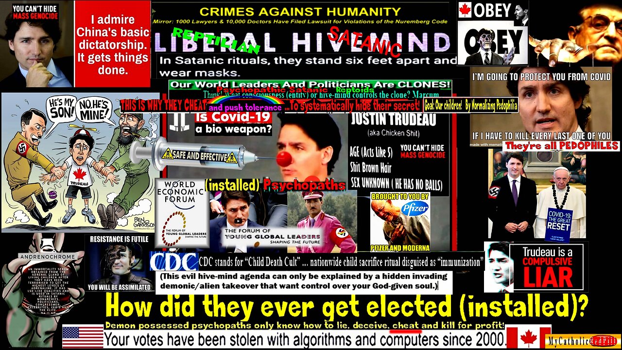 ‘Any minute now’: Justin Trudeau ‘looks set to resign’ (Panic - exposing the systematic pedo secret)