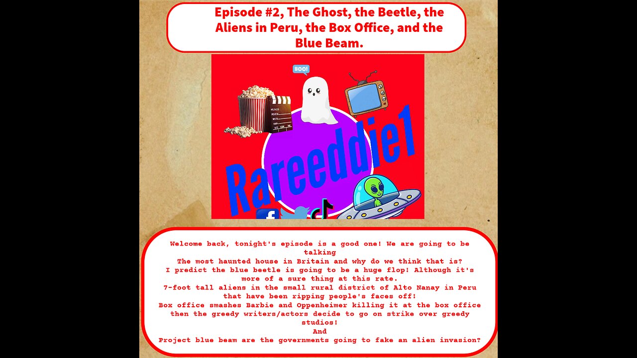 Episode #2, The Ghost, the Beetle, the Aliens in Peru, the Box Office, and the Blue Beam.