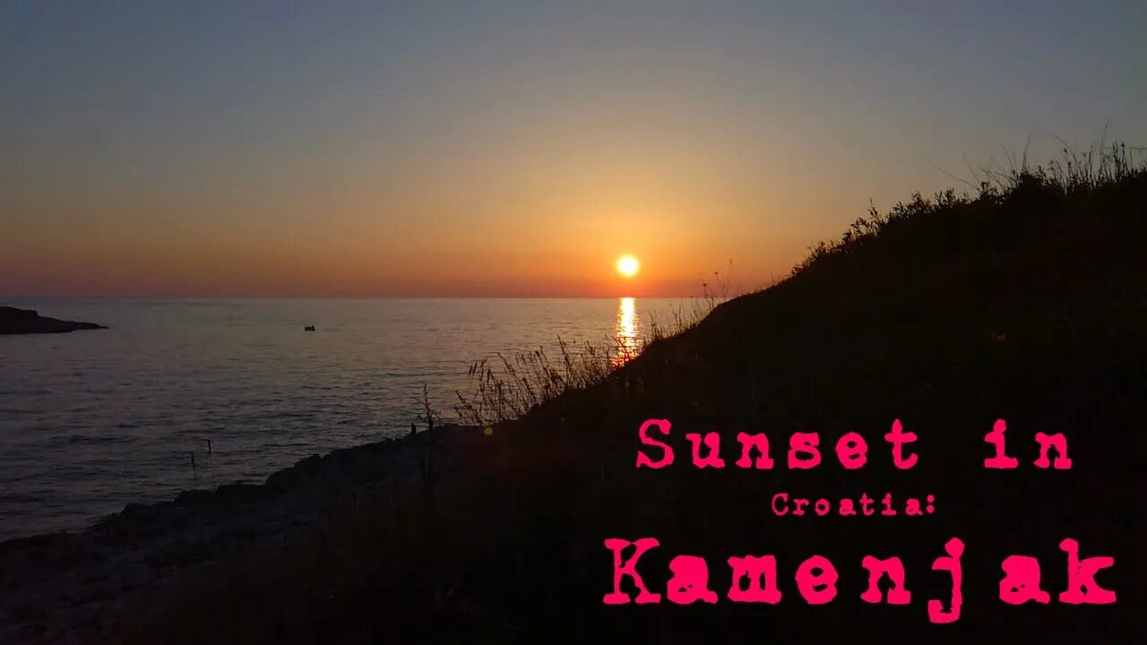 🌍 Soul journey ❤️ Sunset in Croatia Kamenjak