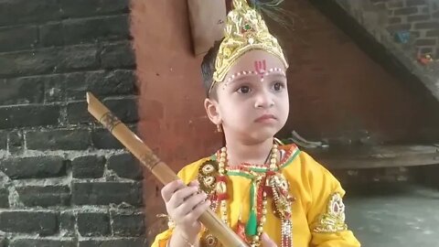 कान्हा जी की मनमोहक झांकी।। श्री दुर्गा मंदिर बेनीगंज हरदोई