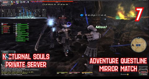 Let's Play Final Fantasy XI - Nocturnal Souls - Private Server - (Part 7) Commentary PC