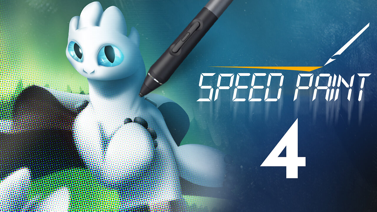 Speedpaint 4: LightFury Dragon in Fortnite - Community Art Request