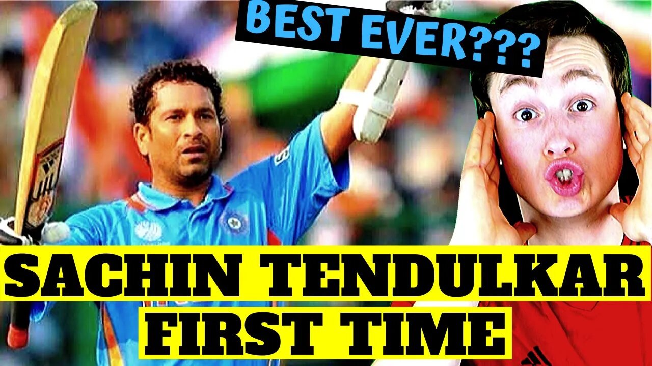 AMERICAN REACTS TO SACHIN TENDULKAR THUG LIFE (one of the best ever?)