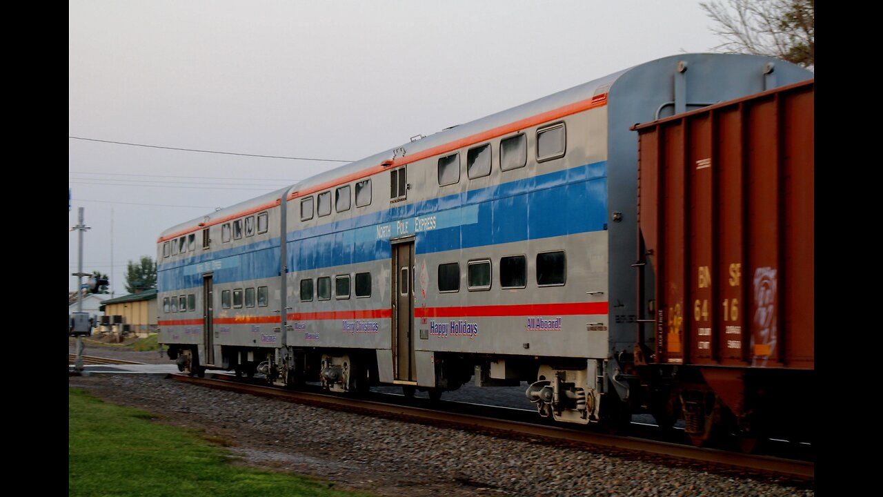 North Pole Express, BNSF GEVO Craziness and Union Pacific - Hinckley Sub