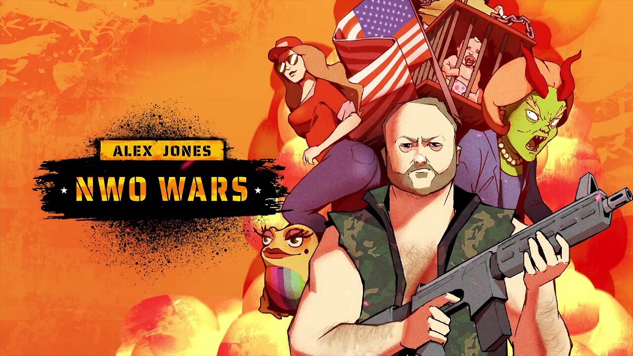 Alex Jones NWO Wars Gameplay🔴1080p