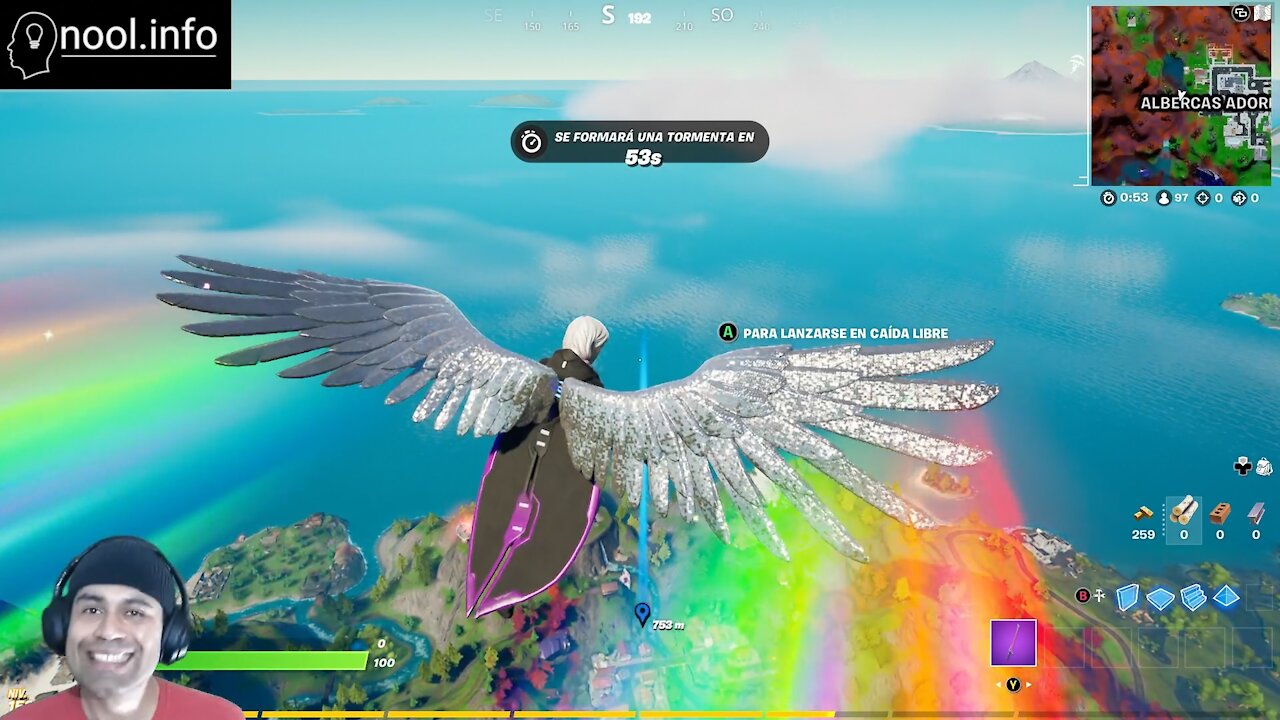 ¡Haciendo ejercicio y jugando Fortnite en nool.info!