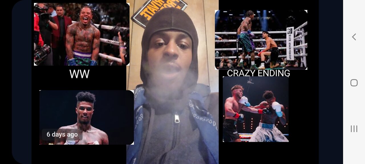 GERVONTA DAVIS AN BLUEFACE FIGHT IS TUFF (BOXIN)