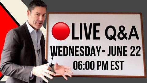 LIVE STREAM Q&A June 22nd