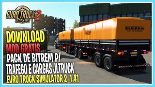 Mod PACK DE BITREM PARA O TRAFEGO e CARGAS JLTRUCK ETS2 1.41