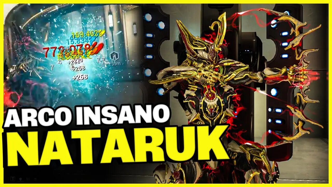 NATARUK O ARCO DA NEW WAR MAIS FORTE DO WARFRAME [STEEL PATH BUILD]