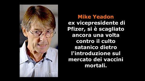 Ll culto satanico dietro l'introduzione sul mercato dei vaccini mortali.