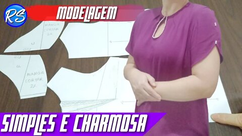 Molde de Blusa Simples e Charmosa - EP 205