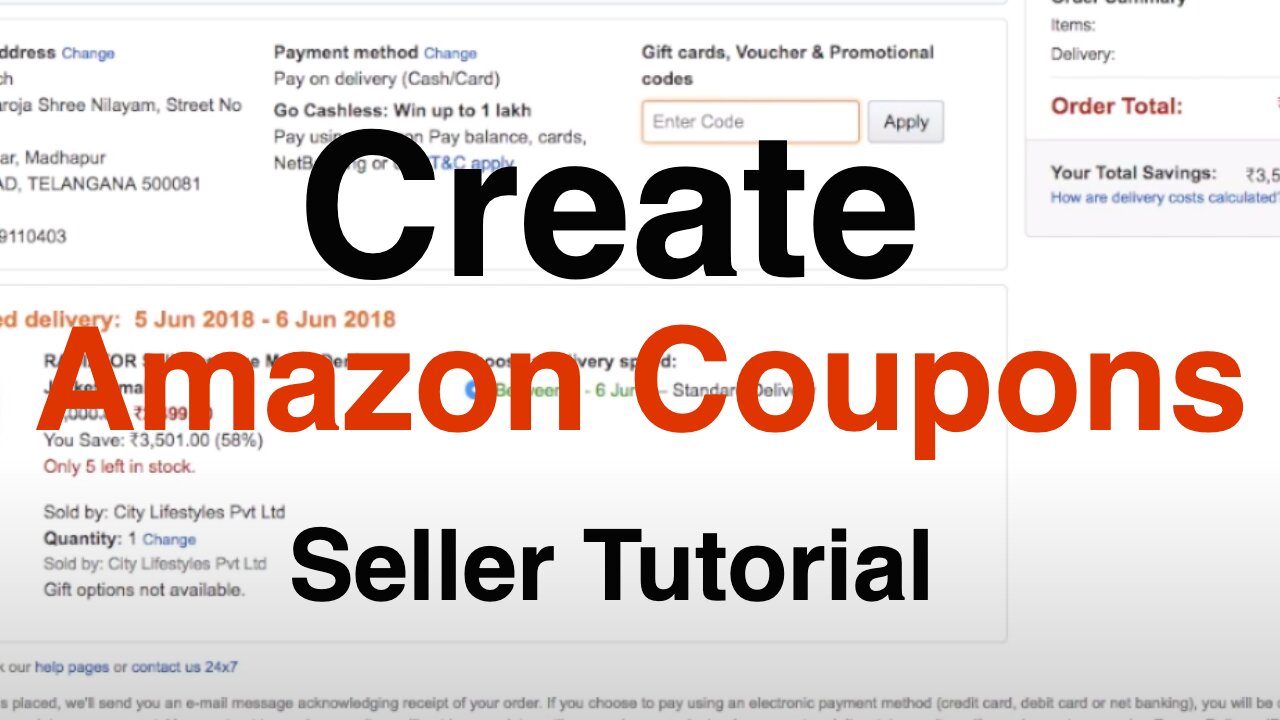 How to create Amazon coupon code | Amazon promo code | Seller central tutorial