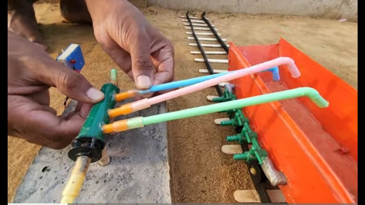 How to make diy train water pump