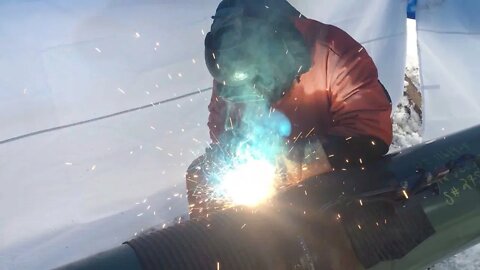 WELDING!!! - 12 Inch Mainline In Tents