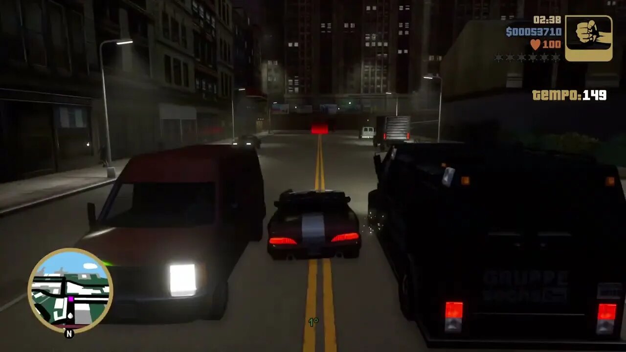 Por um quilômetro - Complete a corrida "Turismo" em menos de 180 segundos - Grand Theft Auto III