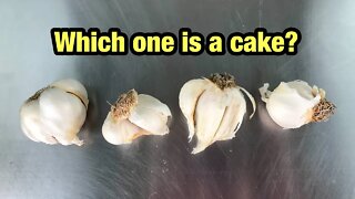HYPER REALISTIC GARLIC CAKE