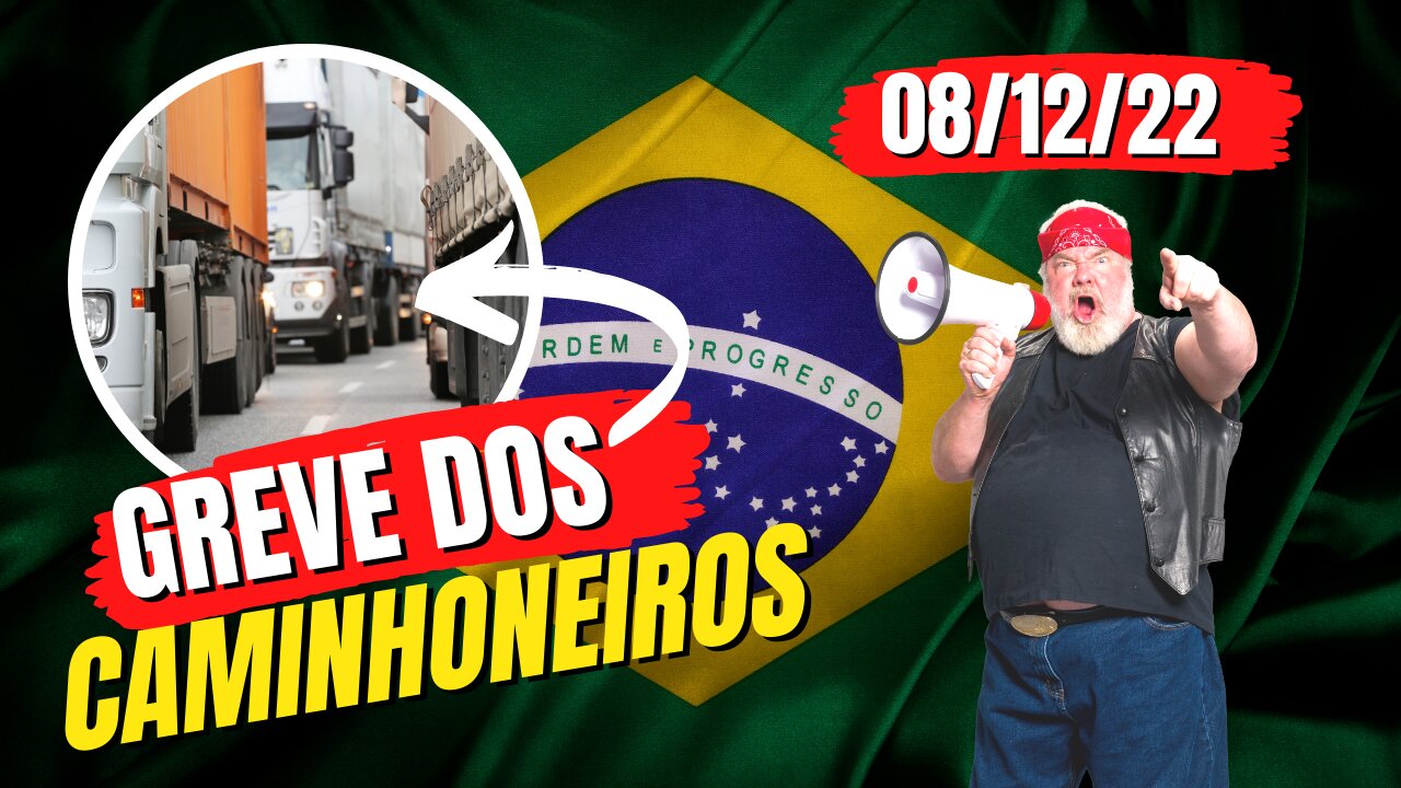 Começou a paralisação dos caminhoneiros vídeo de hoje 08/12/22!?