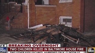 2 children killed in house fire on N. Clinton Street