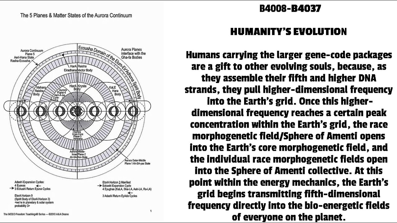 HUMANITY’S EVOLUTION Humans carrying the larger gene-code packages are a gift to other evolving so