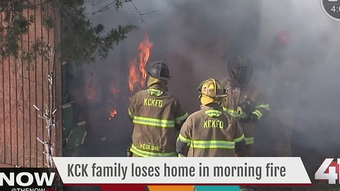 KCK family loses home in morning fire