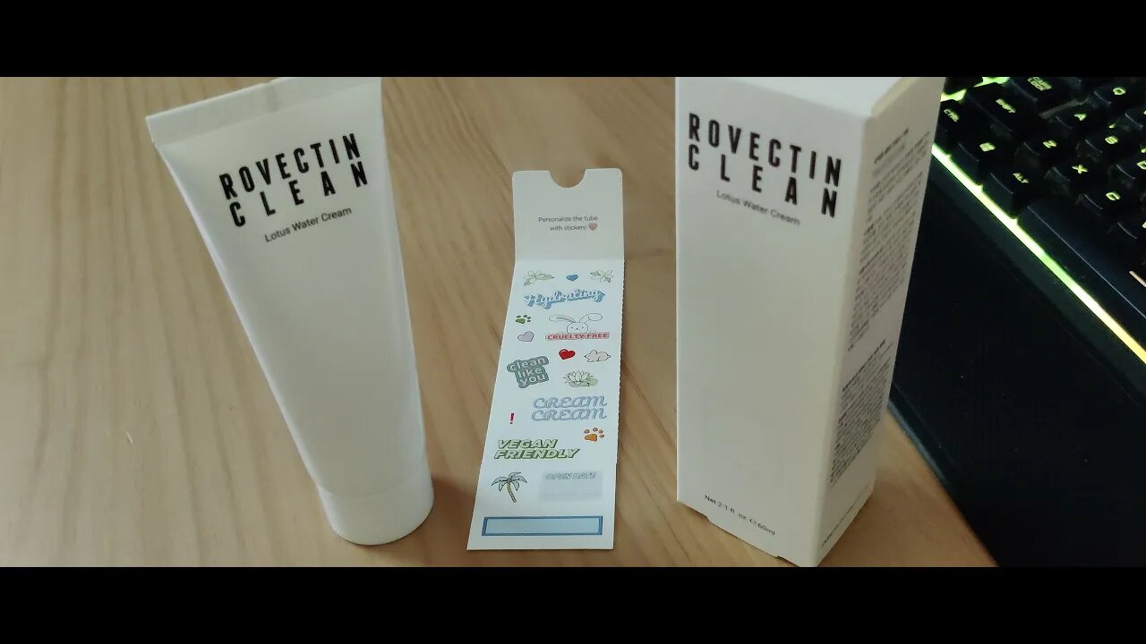 Rovectin Clean Lotus Water Cream Gentle #FortheloveofUnboxing